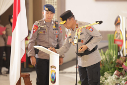 Kapolda Jatim Pimpin Sertijab Dirreskrimum dan Kapolres