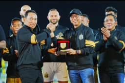Launching Bhayangkara Presisi Lampung FC, Kapolri Ingatkan Semangat Persatuan