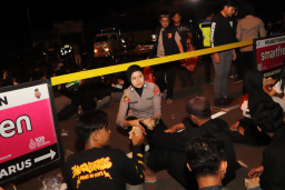 *Polres Tuban Amankan 294 Orang dan 170 Kendaraan Roda Dua Yang Nekat Konvoi Saat Suran Agung*