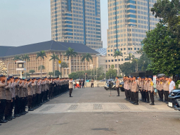 1.632 Polisi dikerahkan Amankan Aksi Ojol di Silang Selatan Monas