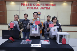 *Polda Jatim Berhasil Bongkar Sindikat Perdagangan Orang Dipekerjakan di Jerman*