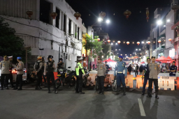 Ciptakan Rasa Aman, Polres Pelabuhan Tanjung Perak Patroli Harkamtibmas Antisipasi Kejahatan Jalanan
