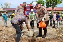 *Tingkatkan Layanan Publik Polres Probolinggo Bangun Gedung Satreskrim*