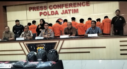 Sindikat curanmor berhasil di ungkap polda jatim.