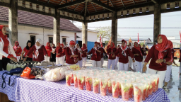 Babinsa Serka Maudi Yono Hadiri Kegiatan GERMAS di Desa Kali Padang