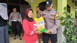 Polres Pasuruan Gelar Pasar Murah: Beras Murah Ludes dalam Hitungan Jam