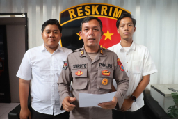 Gerak Cepat Polres Pelabuhan Tanjung Perak, Amankan Dua Pelaku Tawuran di Kedungmangu Masjid.