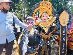 Memperingati Hari Ulang Tahun Republik Indonesia ke-80, Desa Wonosobo Mengelar Kirab Budaya Karnaval Tinggkat SD,MI