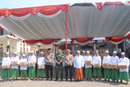 Dukung Swasembada Pangan, Polres Pasuruan Tanam Jagung Serentak Bersama Santri Ponpes Sabilunnajah