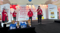 Semarak “Road to Kemerdekaan” di KAZA Mall: 1.000 Pasangan Ibu dan Anak Ikuti Lomba Mewarnai Bertema Kemerdekaan