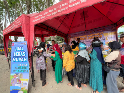 Polresta Sidoarjo Gelar Gerakan Pangan Murah Serentak di 18 Kecamatan