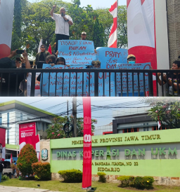 MAKI Jatim, GEMPAR, AMI, GERAK JATIM , dan APMI Bersatu Soroti Dugaan Pelanggaran Pengadaan di Dinas Koperasi UMKM
