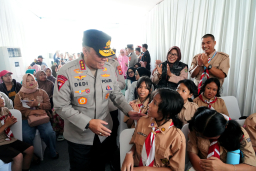 Wakapolri Tinjau Pembangunan SMA Kemala Taruna Bhayangkara dan Gelar Bakti Sosial Serta Bakti Kesehatan di Bogor