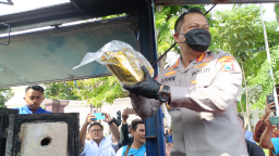 Polrestabes Surabaya Ungkap Dua Kasus Besar Narkotika, Musnahkan 84,7 Kg Sabu & 40 Ribu Ekstasi