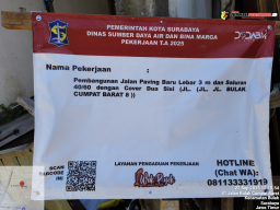 Warga Bulak Cumpat Barat Keluhkan Proyek U-Ditch dan Paving Asal Jadi Dan Belom Tuntas