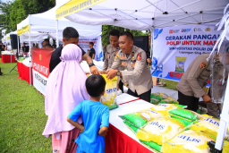 Polri Dukung Gerakan Pangan Murah, Bantu Masyarakat Dapatkan Sembako dengan Harga Terjangkau