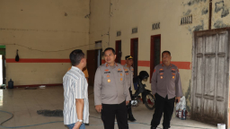 Kapolres dan Jajaran Pantau Langsung Progres Pembangunan SPPG di Dua Kecamatan