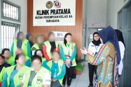 Warga Binaan Rutan Perempuan Surabaya Dapat Dukungan Ketahanan Pangan dari Pemkab Sidoarjo