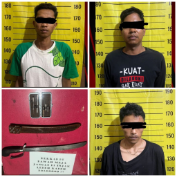 Polres Pasuruan Ungkap 3 Kasus Pencurian, 5 Pelaku Berhasil Ditangkap
