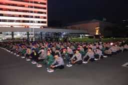 Makan Malam Bersama, Kapolri Beri Motivasi Pasukan Pengamanan DPR/MPR RI