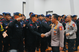 Kunjungi Mako Brimob Kwitang, Kapolri Beri Apresiasi dan Perkuat Motivasi