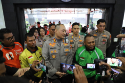 *Sinergi Polresta Malang Kota Bersama Ojol Komitmen Jaga Kamtibmas*