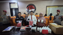*Semangat Sumpah Pemuda Polresta Banyuwangi Komitmen Berantas Narkoba : Ungkap 22 Kasus Amankan 25 Tersangka*