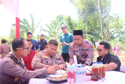 Polres Pasuruan Dorong Ketahanan Pangan Lewat Penanaman Jagung Serentak di Desa Martopuro