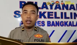 Polres Bangkalan Tangani Laka Lantas Dua Truk Box di KM 5.300 Suramadu