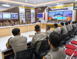 Polresta Banyuwangi Perkuat Peran Bhabinkamtibmas Jelang Nataru Lewat Anev Terpadu