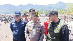 Polri Terus Beraksi Pulihkan Wilayah Terdampak Lahar Semeru di Lumajang