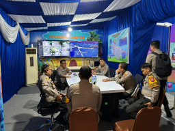 Supervisi Ops Lilin Semeru 2025, Tim Stamaops Polri Cek Kesiapan Pos Yan Tamandayu Pandaan