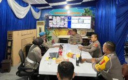 Provos Polres Pasuruan Pastikan Kesiapan Pos Pam Yan Nataru Taman Dayu Pandaan