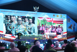 Wakapolri Pimpin Groundbreaking 436 SPPG Serentak, Dukung Program Makan Bergizi Gratis