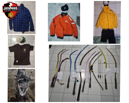 Polres Pelabuhan Tanjung Perak Tangkap Penjual Motor Hasil Begal Gangster di Bulak Surabaya.