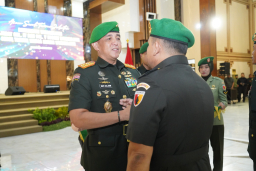 Pangdam V/Brawijaya Pimpin Sertijab Danrindam dan Pejabat Golongan IV sebagai Wujud Regenerasi Kepemimpinan