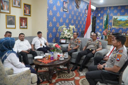 Kapolres Pasuruan Perkuat Sinergi Lewat Silaturahmi Lintas Instansi
