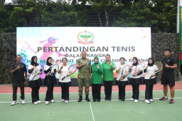 Kejuaraan Tenis HUT ke-80 Persit di Surabaya, Ajang Kebersamaan dan Sportivitas