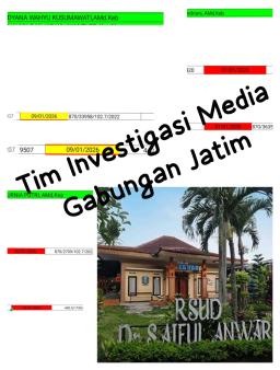 Kabag SDM RS Saiful Anwar Malang disinyalir Lalukan Pembiaran Ijin Praktek Oknum Bidan Yang Kadaluwarsa