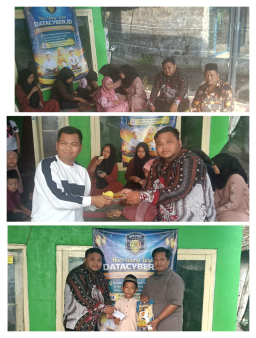 HUT Pertama Media Datacyber.id, Peringati dengan Santunan Anak Yatim di Sidoarjo