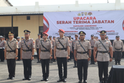 Polres Pelabuhan Tanjung Perak Gelar Sertijab, PJU dan Kapolsek Asemrowo Berganti
