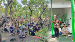 Megengan Penuh Kebersamaan, Warga RW 06 Siwalankerto Selatan Bersihkan Makam Sambut Ramadan