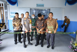 Kapolres Madiun Resmikan SPPG ke 2 dan 3 di Desa Sogo, Perkuat Program Gizi Cegah Stunting