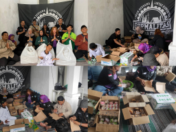 Formalitas Jatim Berbagi Takjil di Gerbang Citraland Surabaya