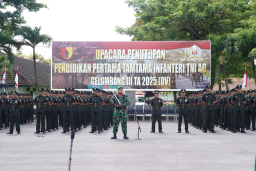 Kasdam V/Brawijaya Lantik Prajurit Infanteri: Profesional, Tangguh, dan Siap Mengabdi untuk Negeri