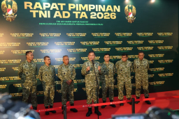 Pangdam V/Brawijaya Paparkan Program Unggulan Strategis dalam Rapim TNI AD 2026