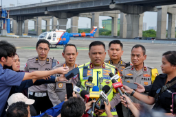 *Korlantas Polri Resmi Akhiri One Way Nasional Arus Mudik Lebaran, Fokus Pengamanan Idulfitri*