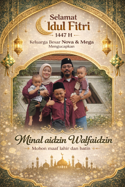 Keluarga Besar Pimpinan Redaksi Jurnal Peristiwa.ID Sampaikan Ucapan Idul Fitri 1447 H