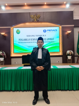 Lulusan PKPA UINSA PERADI, Hermansya Rachmadtullah, S.H., Diambil Sumpah Advokat di PT Surabaya