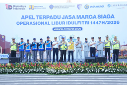 Kakorlantas Hadiri Apel Terpadu Jasa Marga Siaga, Kolaborasi dan Sinergitas Kunci Keberhasilan